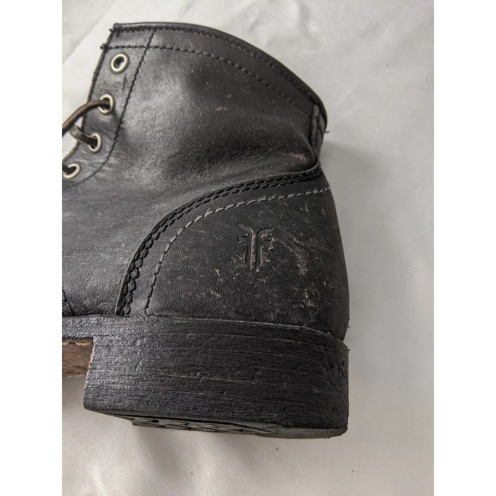 Frye 150th Anniversary Limited Edition Leather Cap Toe Boots Mens 9.5 Distressed